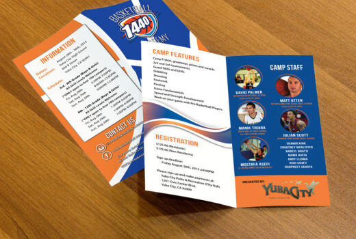 1440 Basketball – Bifold Brochure